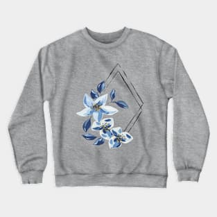 Blue Wildflowers Crewneck Sweatshirt